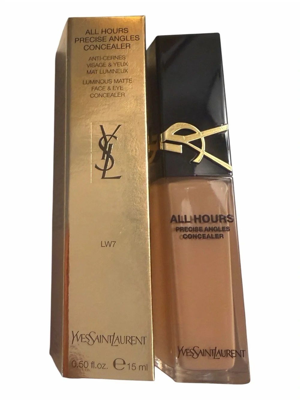 YSL All Hours Concealer LW7 Full Size NIB $40 Retail